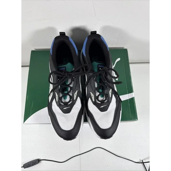 Puma RS-Fast Mix‎ Star Sapphire White Black Teal Size 12 Men's 375641_02 Sneaker